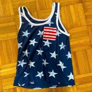 American flag USA theme tank!